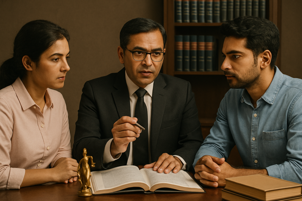 Lawyer Discussion With Clients